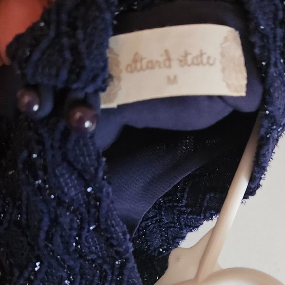 Altar'd State sz medium, long sleeve, shimmer dress, cut out back - Picture 4 of 4